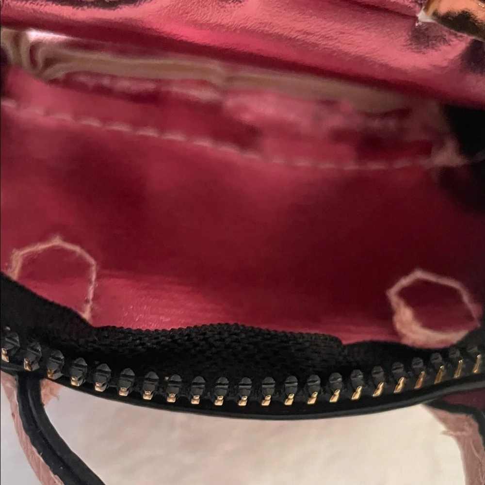 Keychain & Coin purse Charm-Dusty Rose—New-Vegan